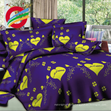 130GSM microfiber reactive printing 3d bedsheet fabric